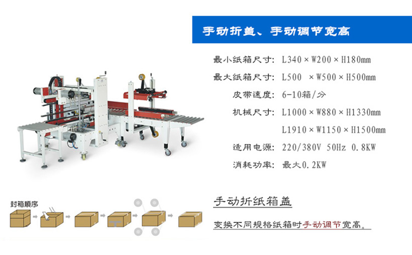 工字型封箱機